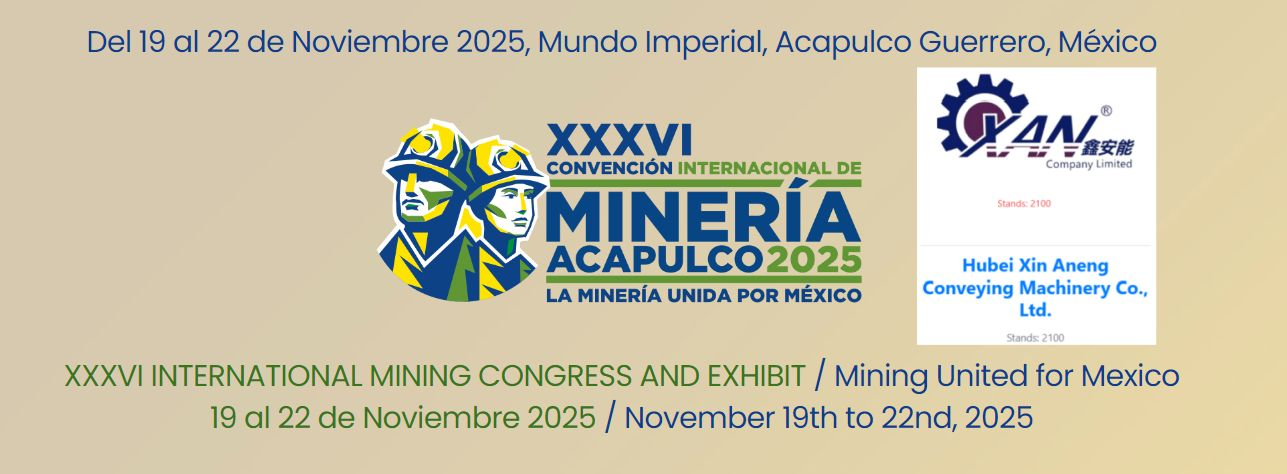 Convidamos você a nos visitar no XXXVI CONGRESSO E EXPOSIÇÃO INTERNACIONAL DE MINERAÇÃO de 19 a 22 de novembro (Acapulco, Guerrero, México